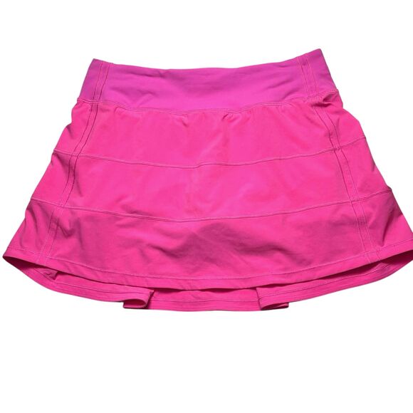 Lululemon Pace Rival Skirt Long Pink Highlight - Picture 2 of 9